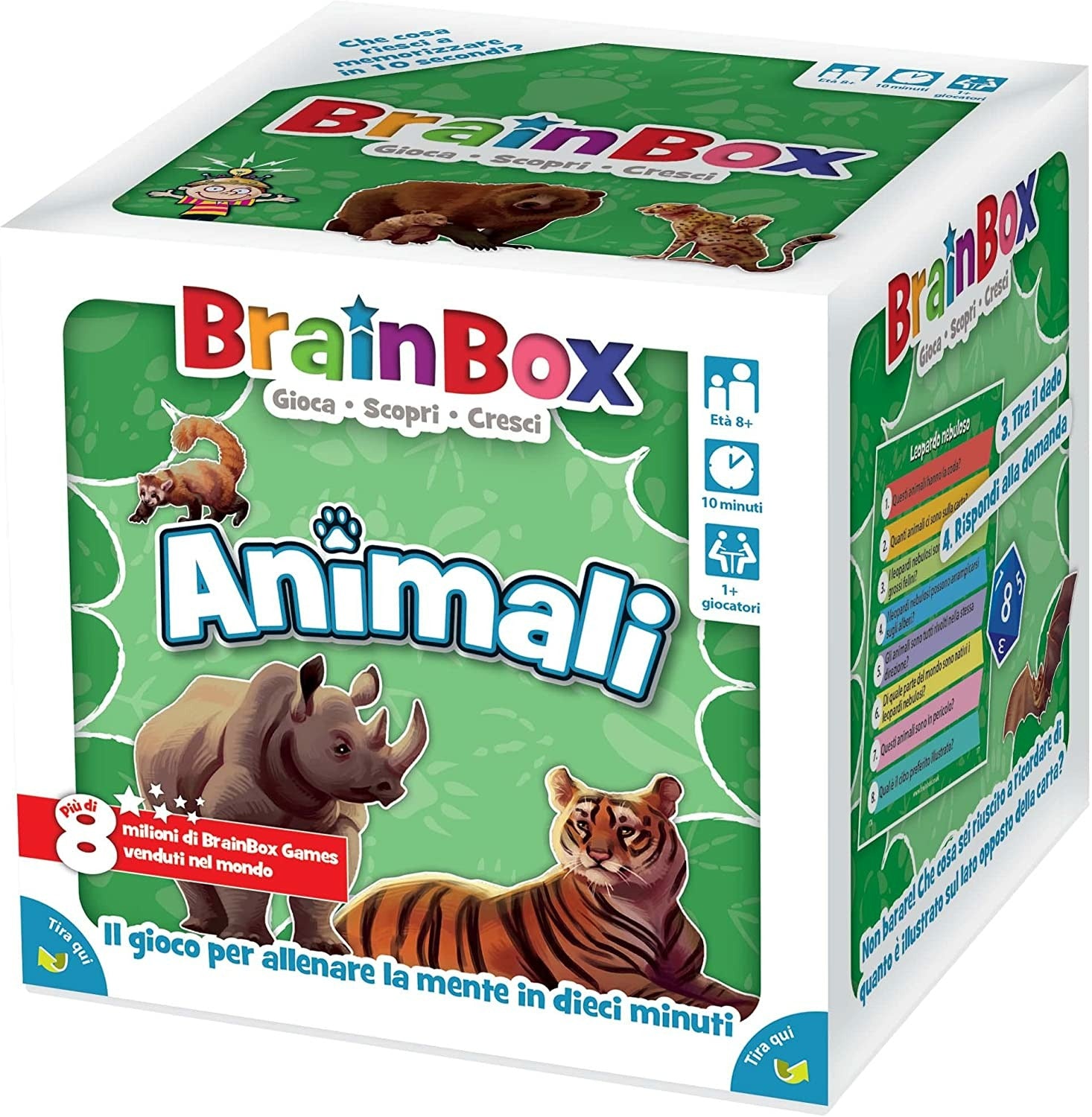 Copertina del libro BRAIN BOX ANIMALI - GIOCO DA TAVOLO A Immagine principale del prodotto