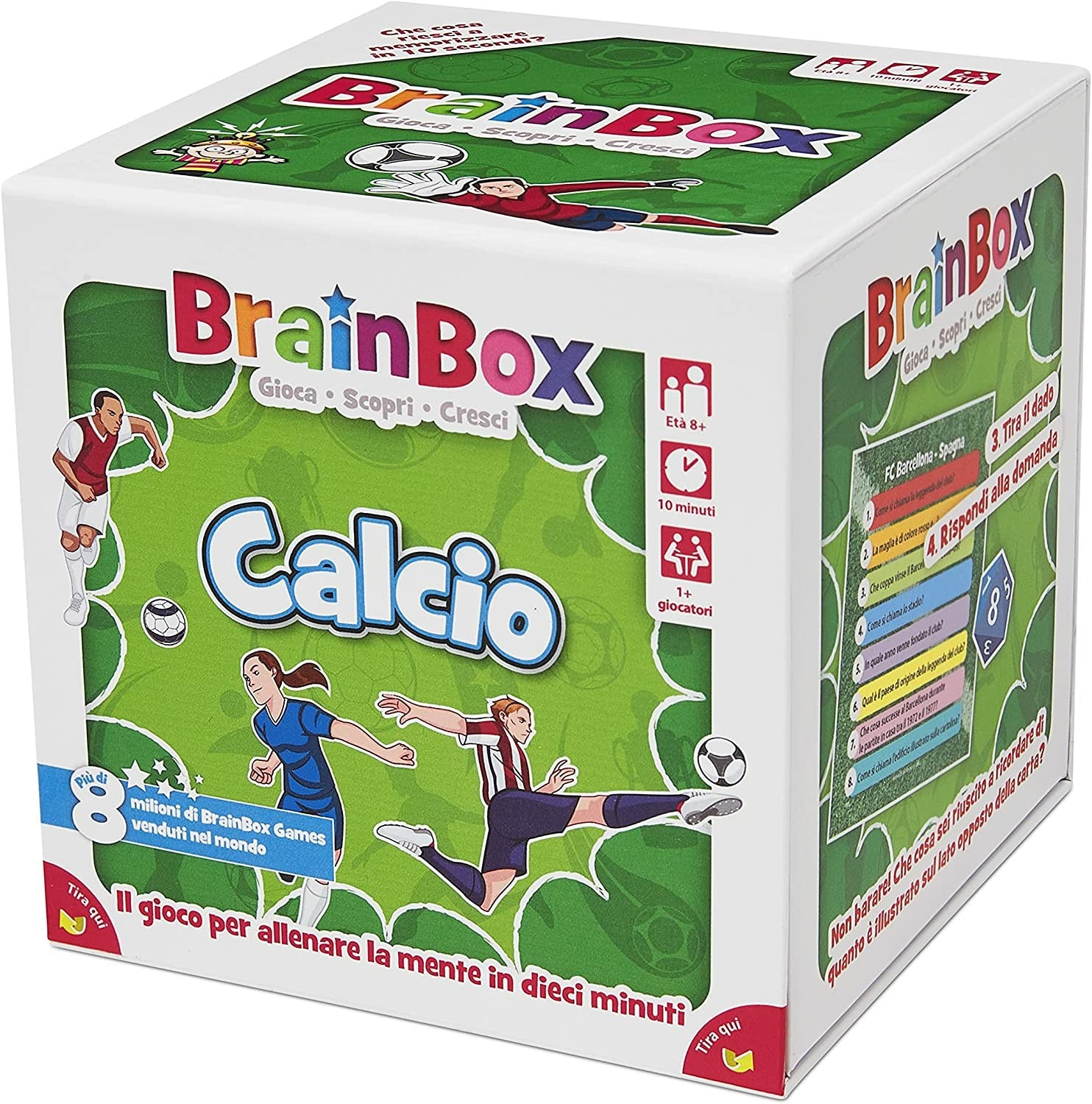 Copertina del libro BRAIN BOX CALCIO - GIOCO DA TAVOLA Immagine principale del prodotto