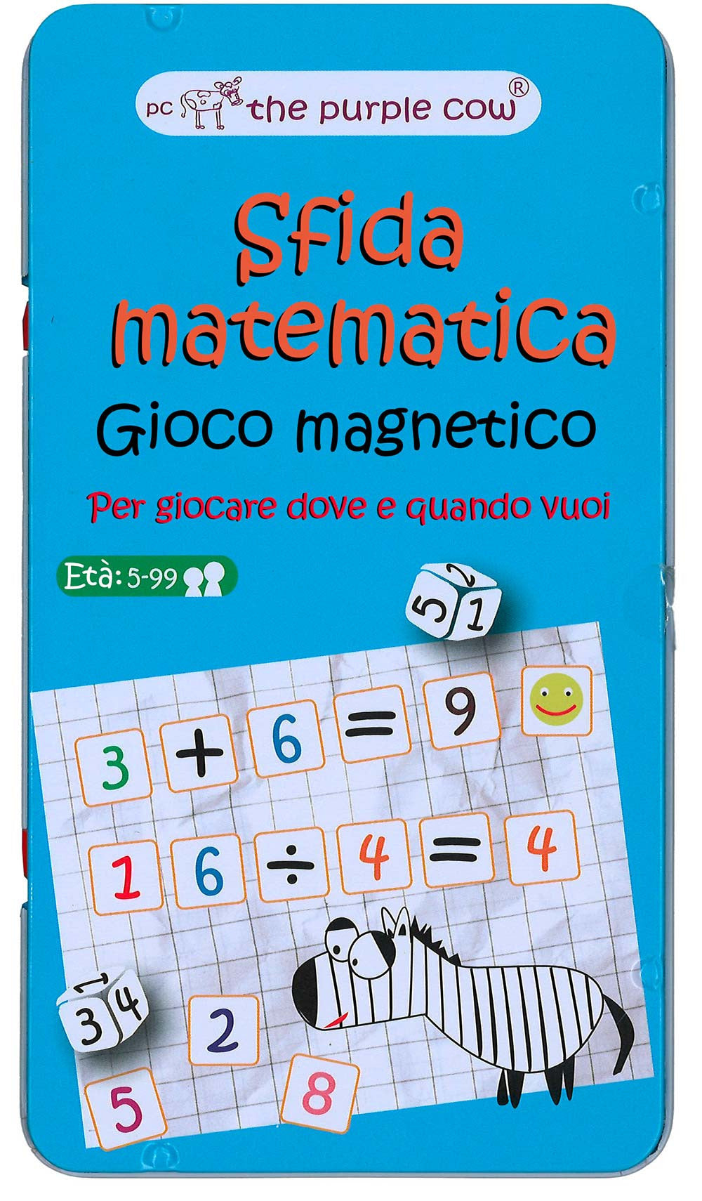 Copertina del libro SFIDA MATEMATICA GIOCO MAGNETICO