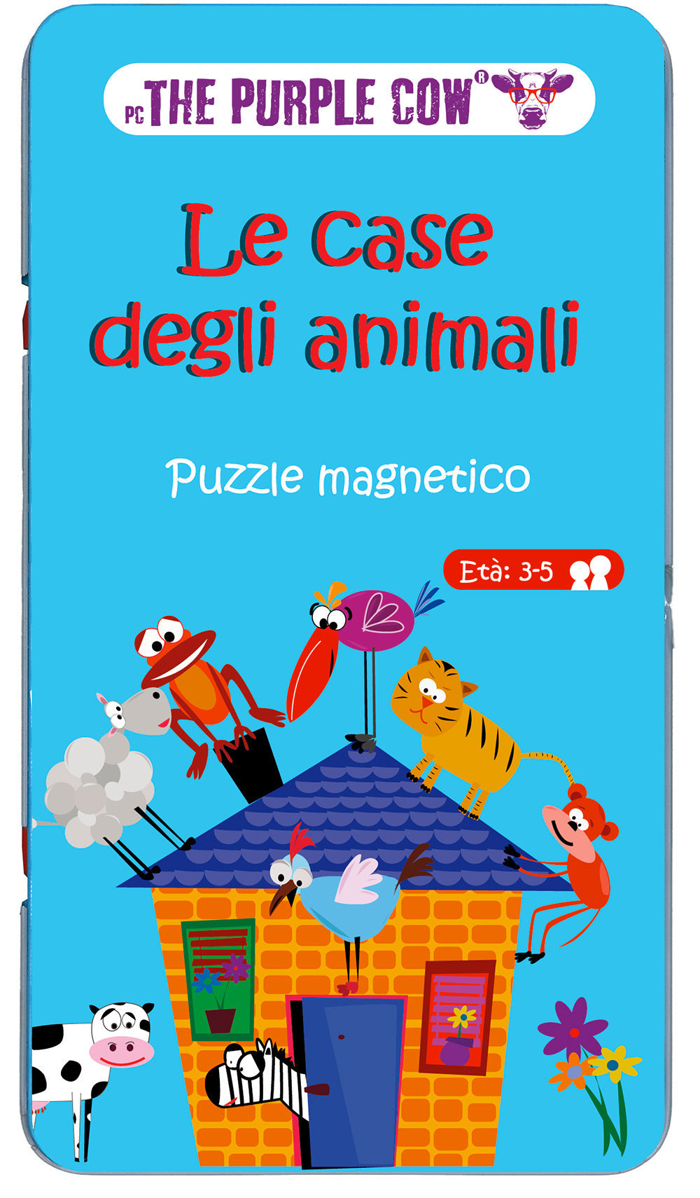 Copertina del libro LE CASE DEGLI ANIMALI - PUZZLE MAGNETICO