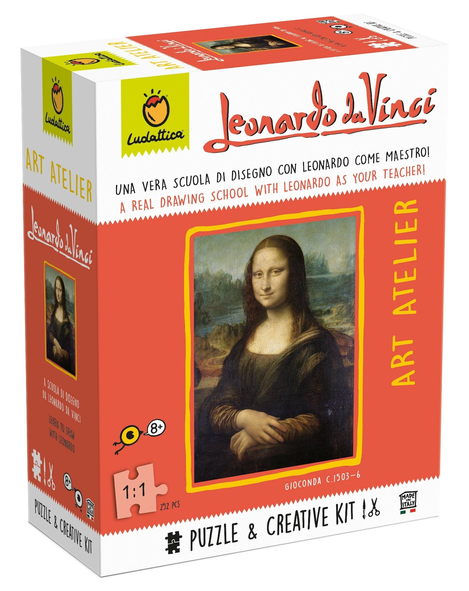 Copertina del libro ART ATELIER - LEONARDO DA VINCI Immagine principale del prodotto