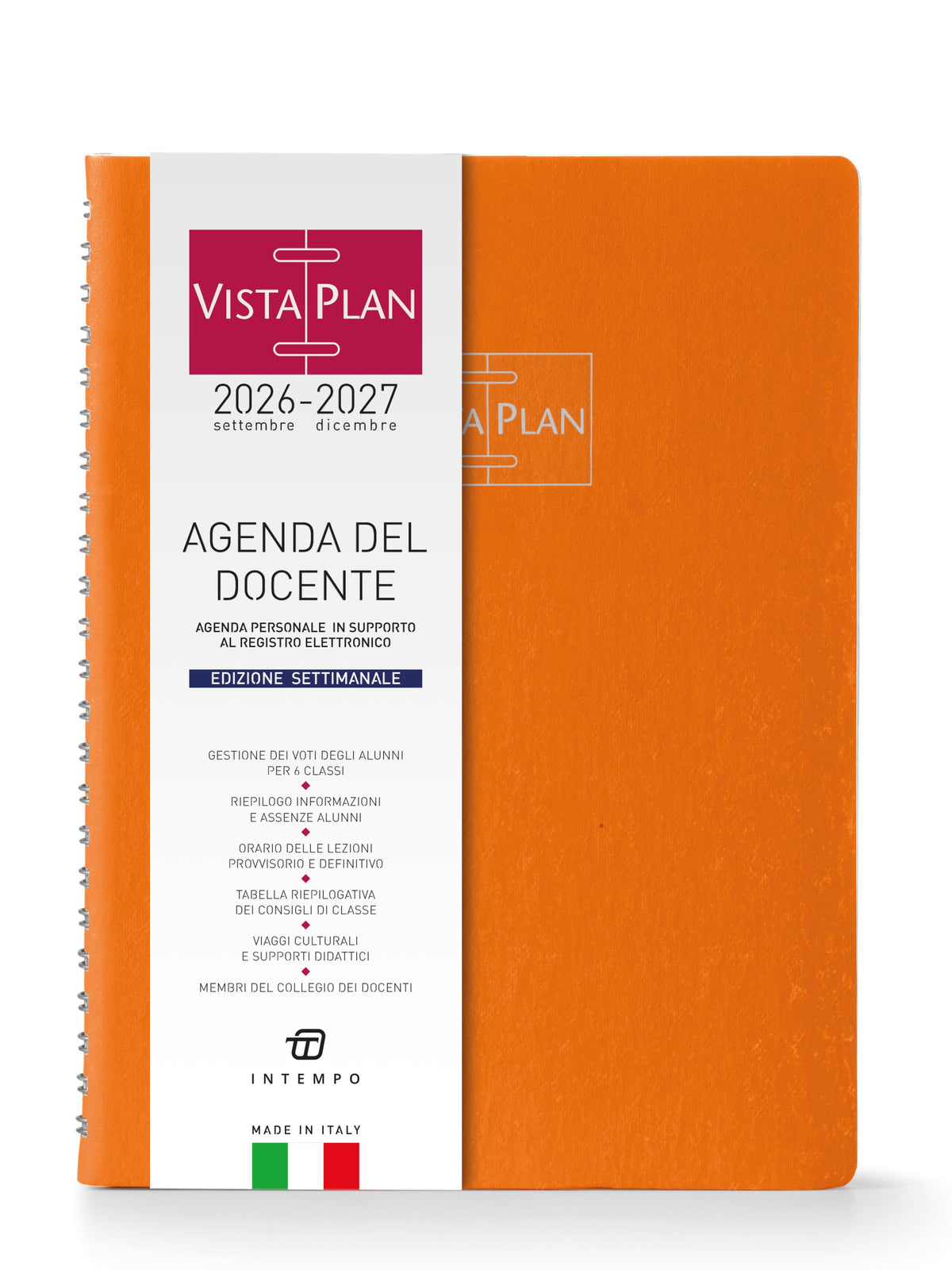 Copertina del libro AGENDA DEL DOCENTE ARANCIONE 2026-2027 Immagine principale del prodotto