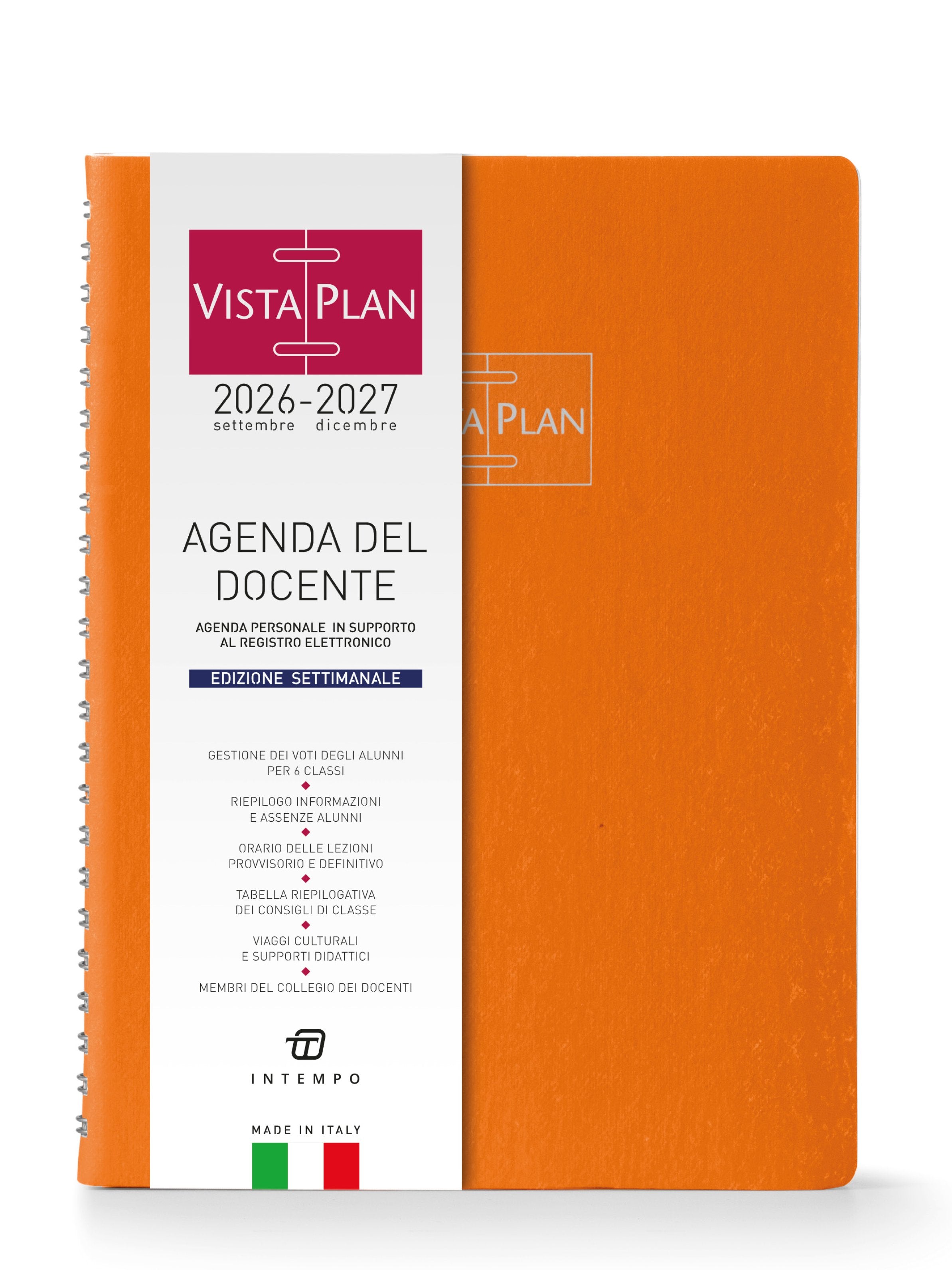 Copertina del libro AGENDA DEL DOCENTE ARANCIONE 2026-2027