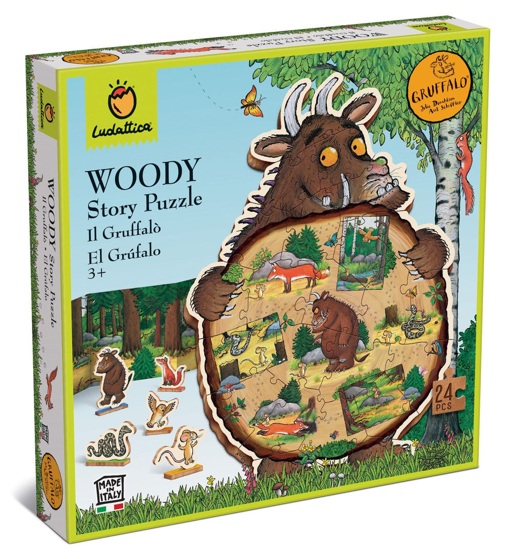 Copertina del libro WOODY STORY PUZZLE IL GRUFFALO'