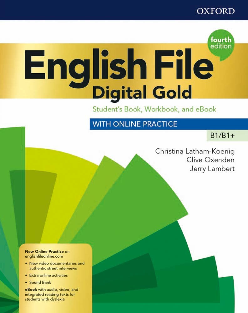 Copertina del libro ENGLISH FILE DIGITAL GOLD 4TH EDITION B1