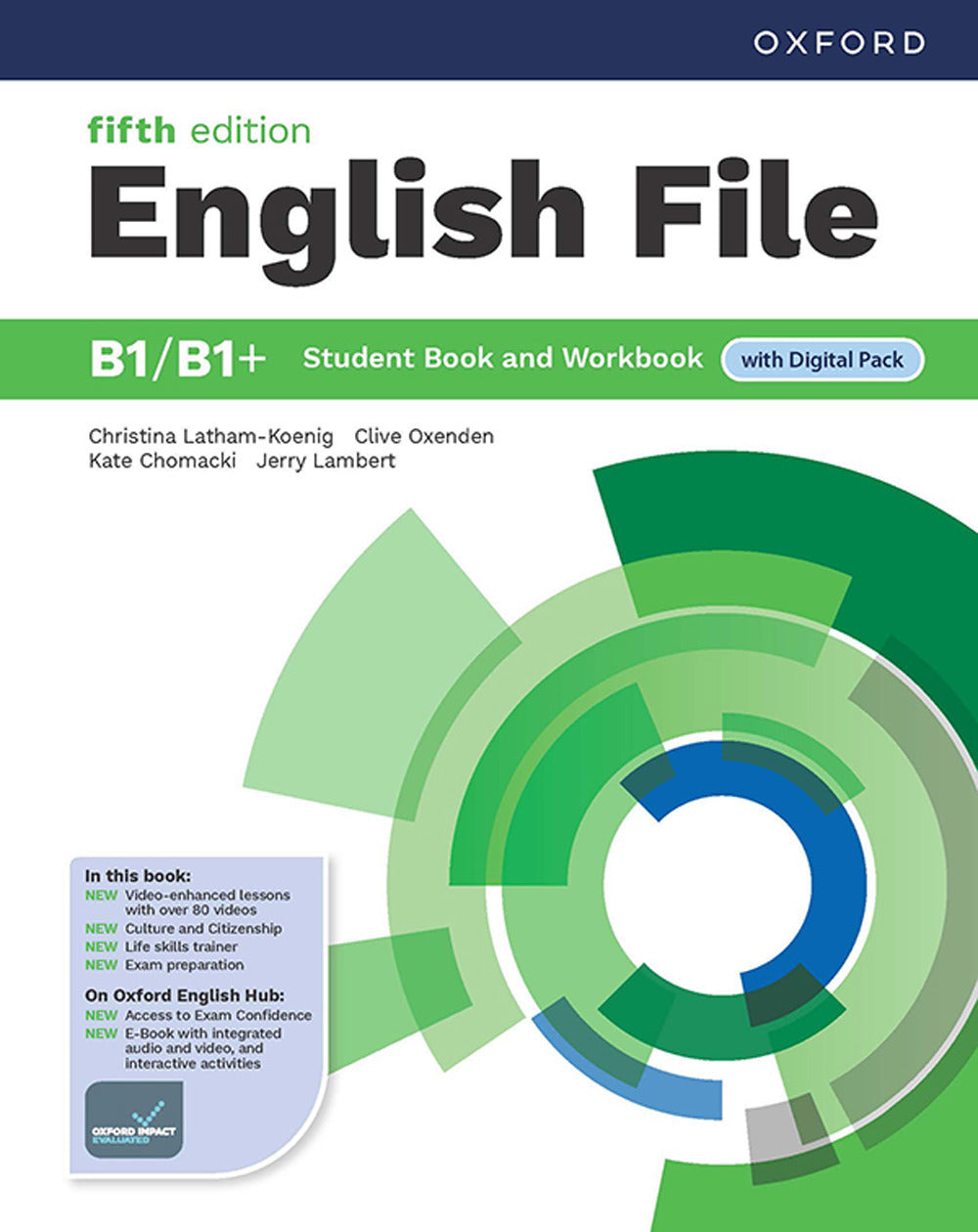 Copertina del libro ENGLISH FILE 5E B1-B1+: SBWB ED.MISTA