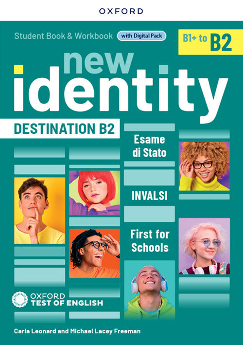 Copertina del libro NEW IDENTITY DESTINATION B2: SB&WB + EXA