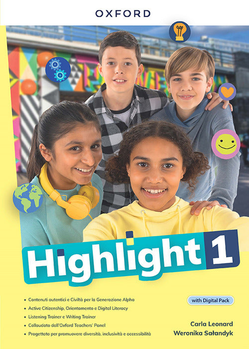 Copertina del libro HIGHLIGHT 1: SB/WB W/DIG PK ED.MISTA