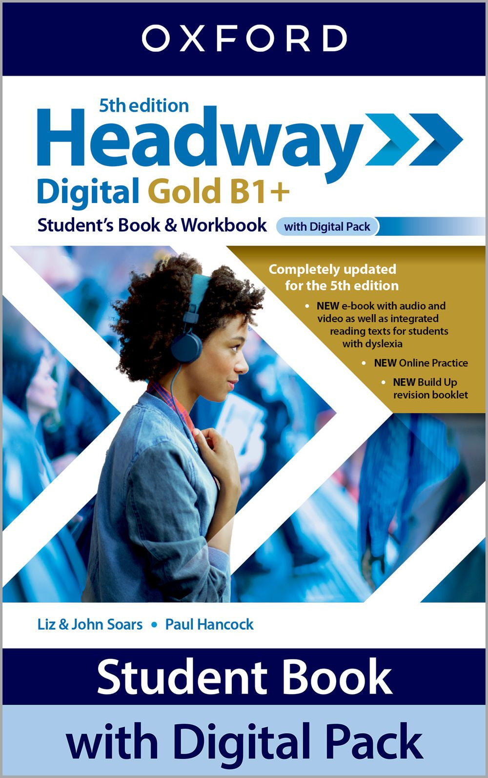 Copertina del libro HEADWAY 5E HUB GOLD B1+ ED.MISTA
