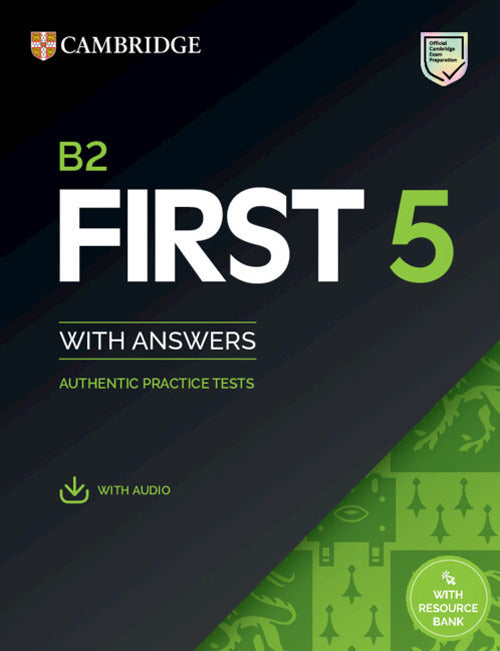 Copertina del libro B2 FIRST 5. STUDENTS BOOK WITH ANSWERS.