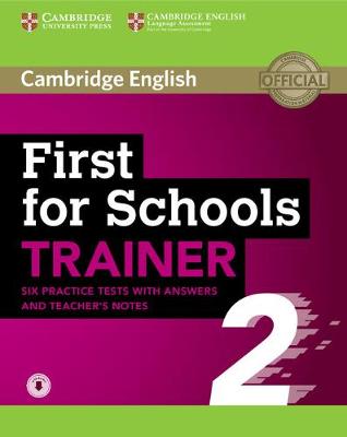 Copertina del libro FIRST FOR SCHOOLS TRAINER 2 ED. MISTA