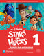 Copertina del libro MY DISNEY STARS AND HEROES LEVEL 1 STUDE
