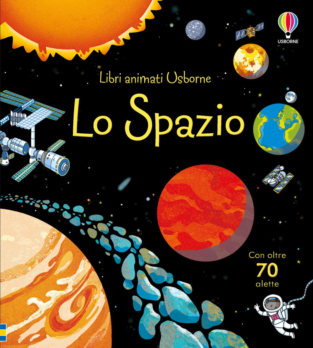 Copertina del libro LO SPAZIO. EDIZ. ILLUSTRATA