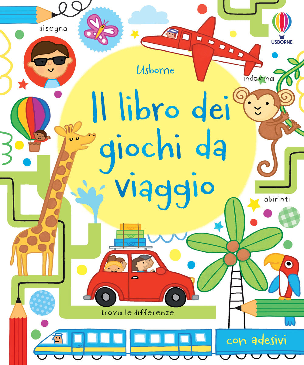 Copertina del libro IL LIBRO DEI GIOCHI DA VIAGGIO. CON ADES Immagine principale del prodotto