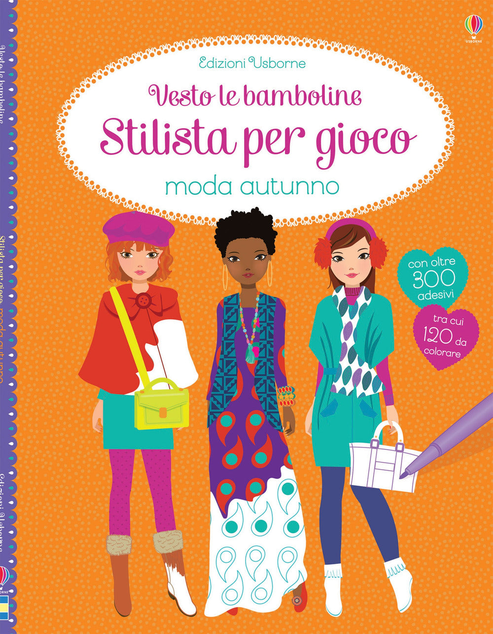 Copertina del libro MODA AUTUNNO. VESTO LE BAMBOLINE. STILIS