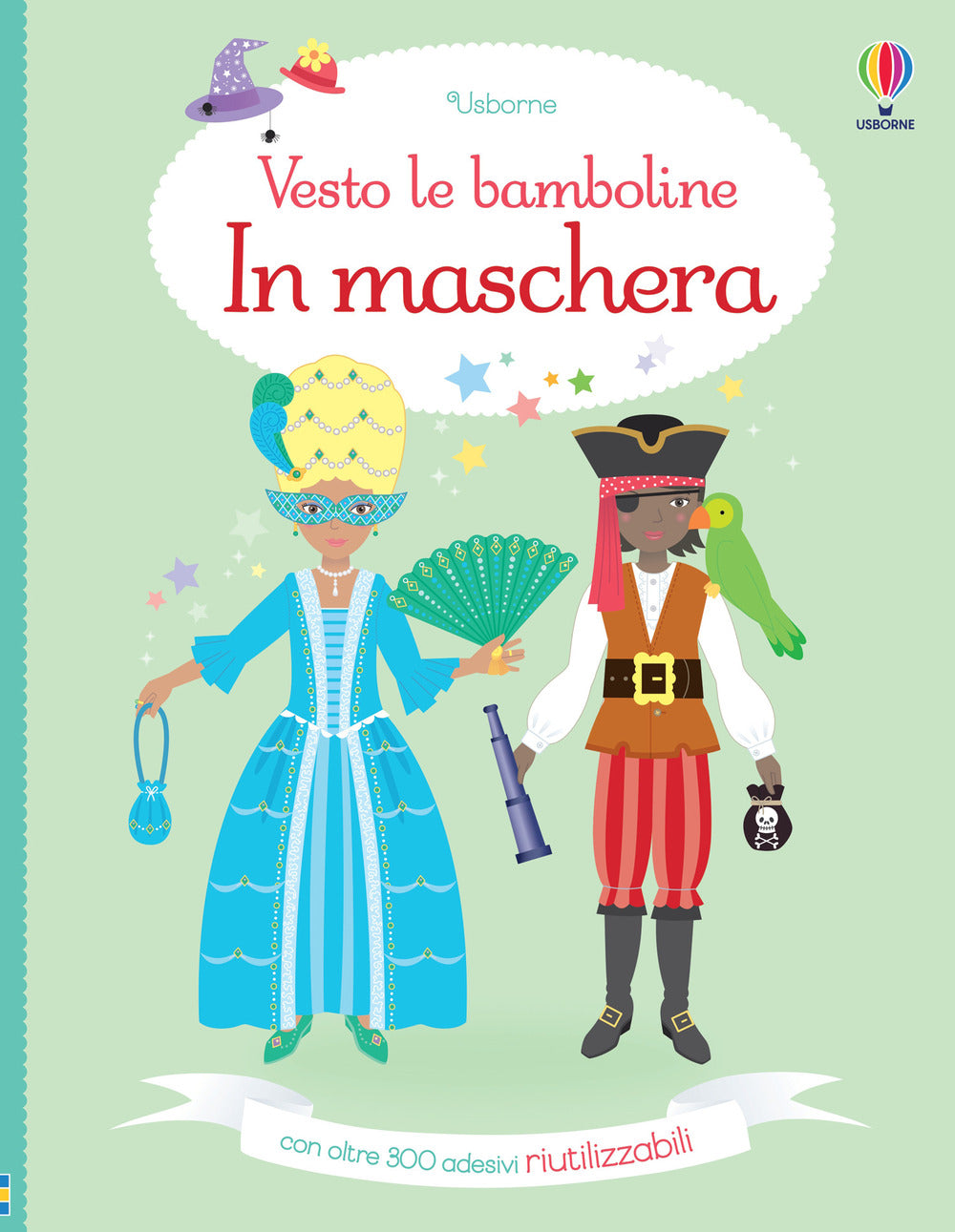 Copertina del libro IN MASCHERA. VESTO LE BAMBOLINE. CON ADE