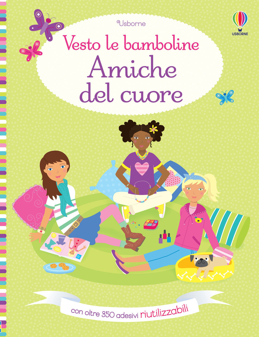 Copertina del libro AMICHE DEL CUORE. VESTO LE BAMBOLINE. CO
