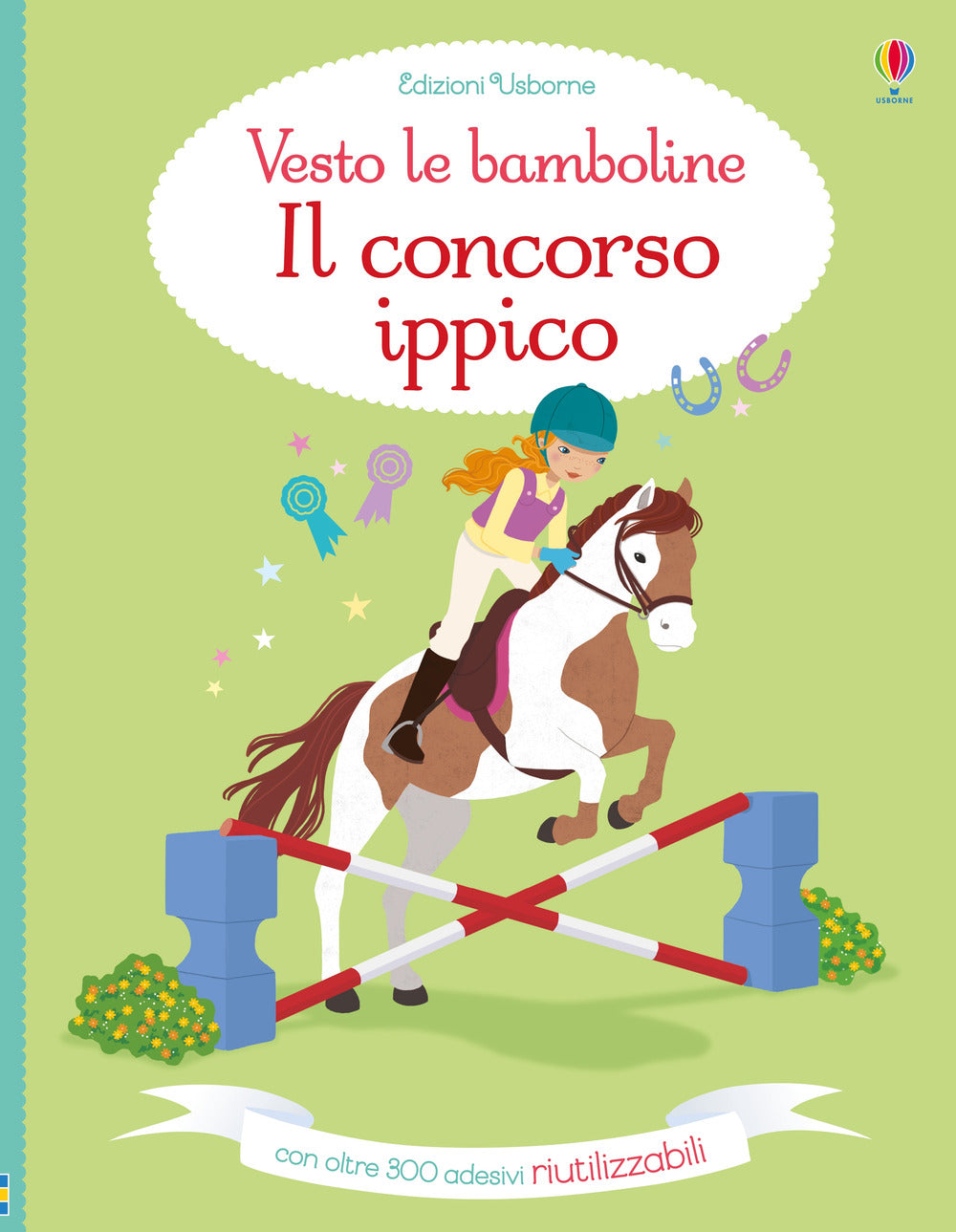 Copertina del libro CONCORSO IPPICO. VESTO LE BAMBOLINE. CON