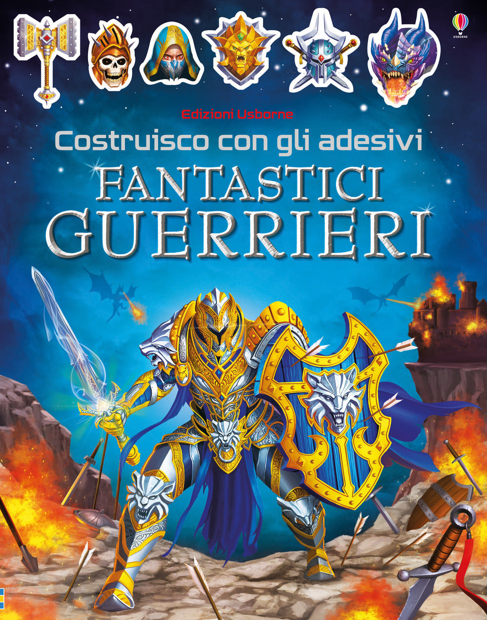 Copertina del libro FANTASTICI GUERRIERI. COSTRUISCO CON GLI