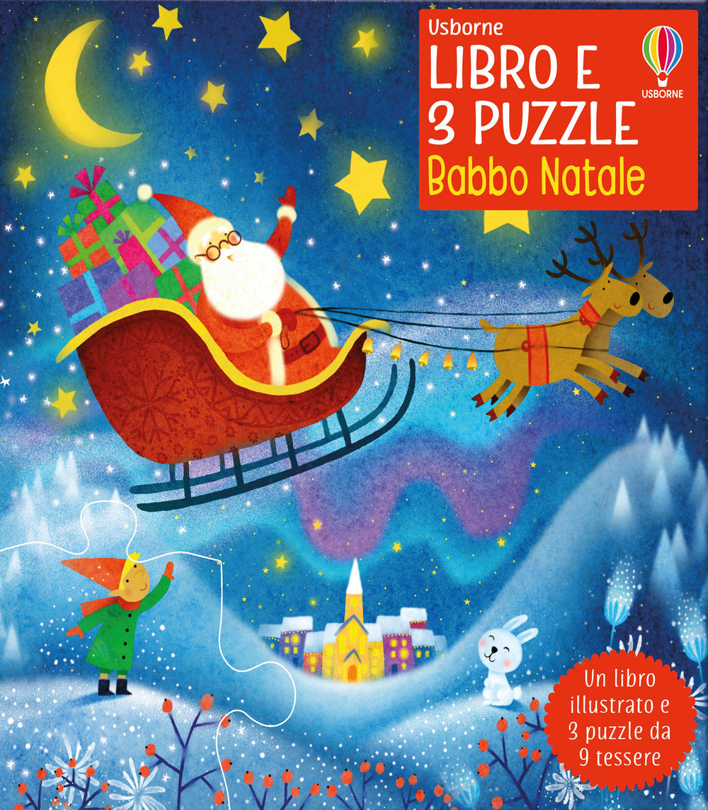 Copertina del libro BABBO NATALE. EDIZ. A COLORI. CON 3 PUZZ Immagine principale del prodotto