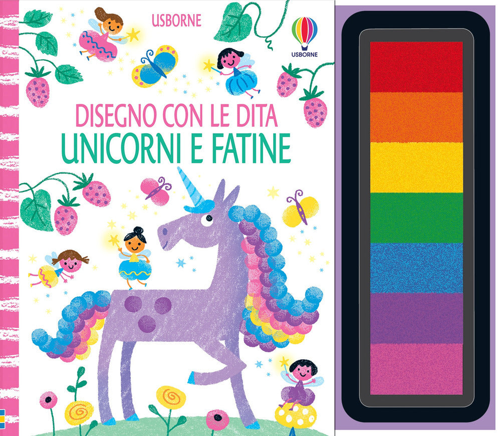 Copertina del libro UNICORNI E FATINE. EDIZ. A COLORI. EDIZ. Immagine principale del prodotto