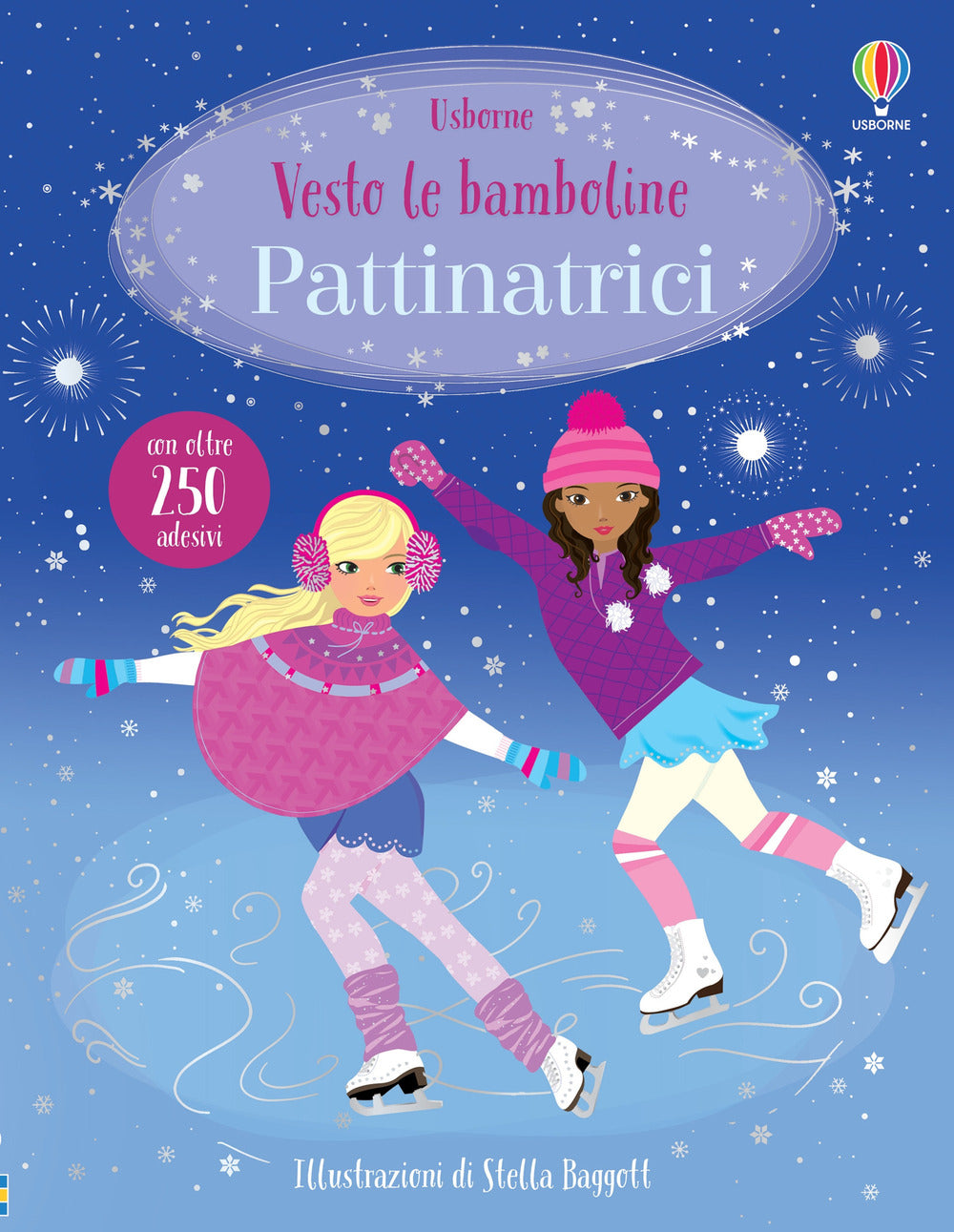 Copertina del libro PATTINATRICI. VESTO LE BAMBOLINE. CON AD
