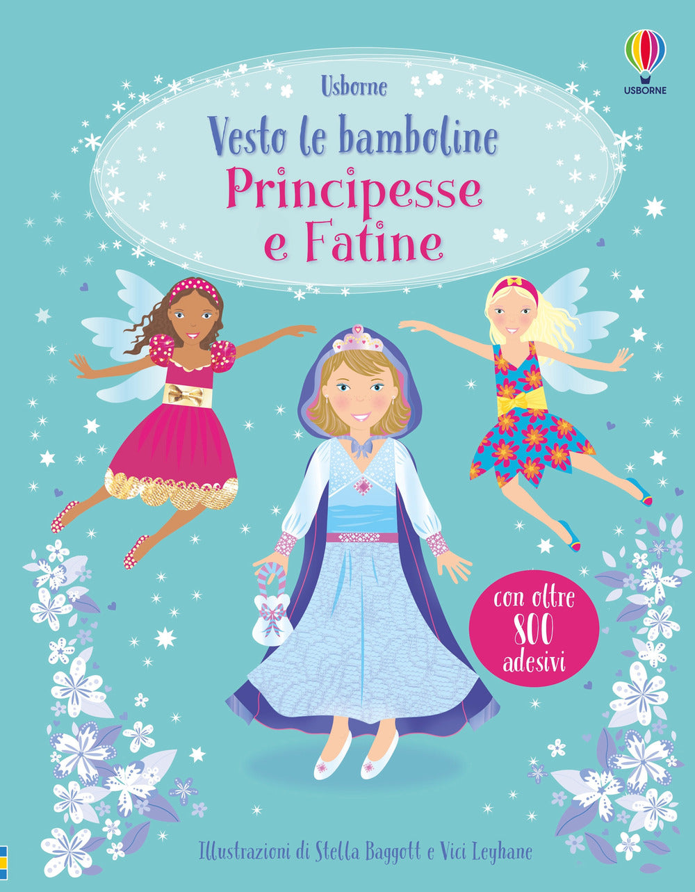 Copertina del libro PRINCIPESSE E FATINE. VESTO LE BAMBOLINE