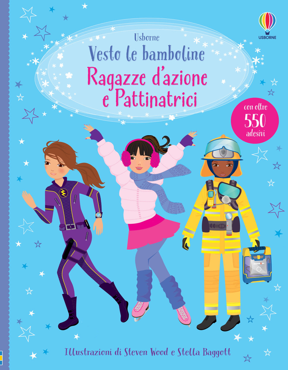 Copertina del libro RAGAZZE D'AZIONE E PATTINATRICI. VESTO L Immagine principale del prodotto