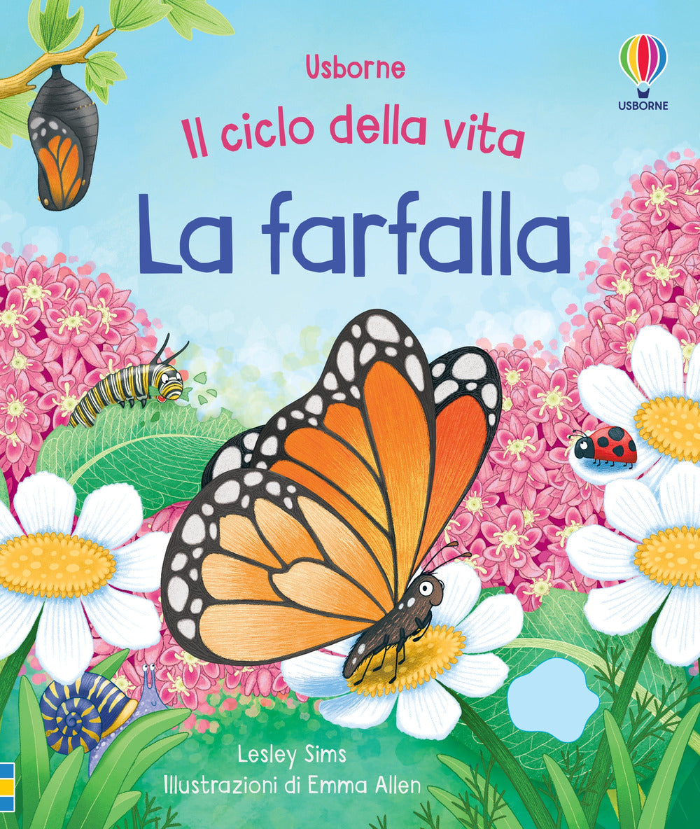 Copertina del libro LA FARFALLA. IL CICLO DELLA VITA. CON AD