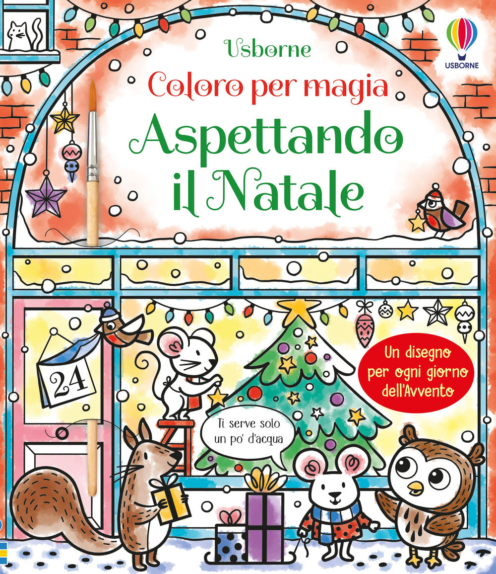 Copertina del libro ASPETTANDO IL NATALE. EDIZ. ILLUSTRATA.
