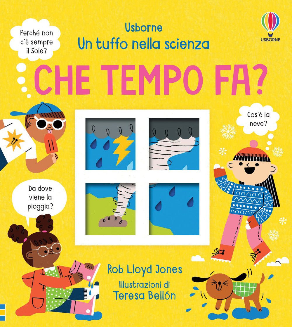 Copertina del libro CHE TEMPO FA? UN TUFFO NELLA SCIENZA. ED