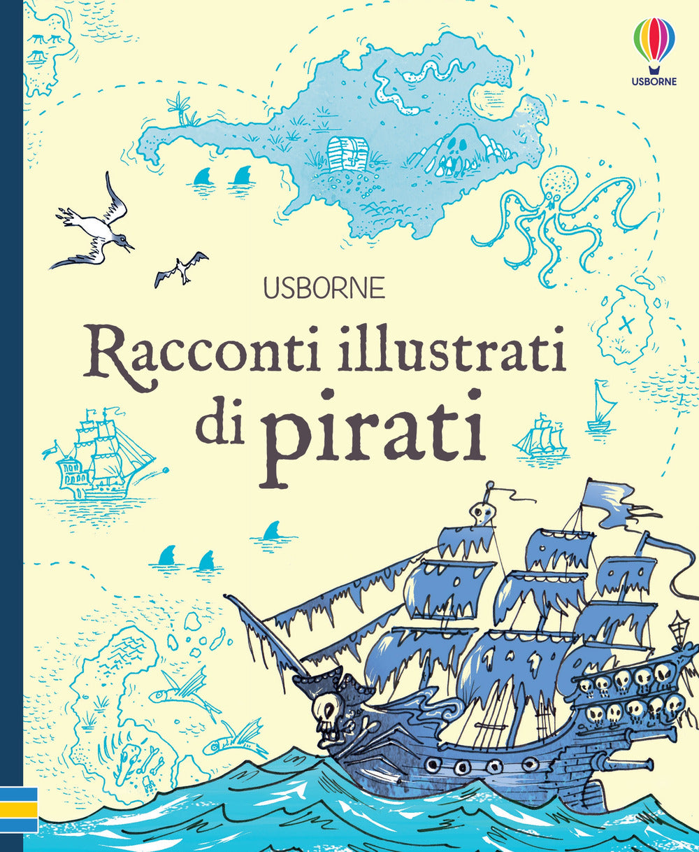 Copertina del libro RACCONTI ILLUSTRATI DI PIRATI. EDIZ. A C