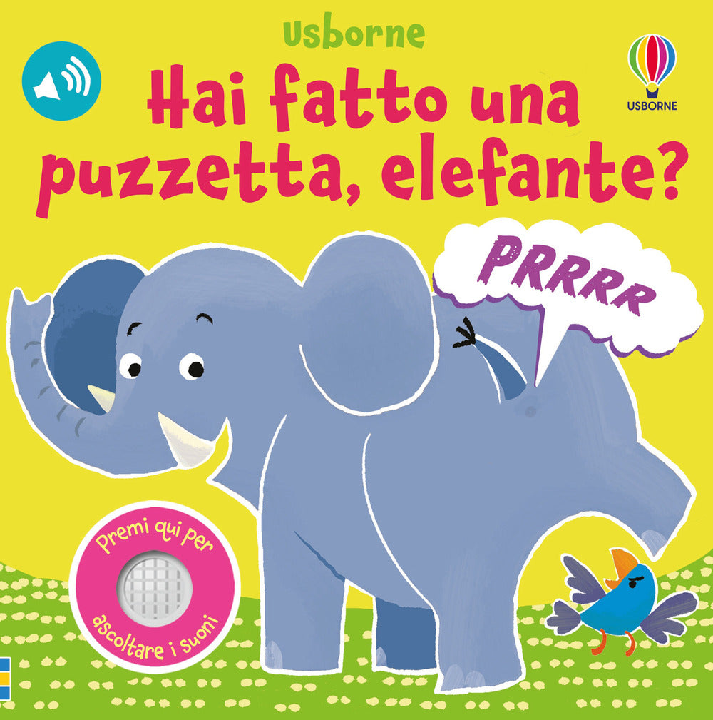 Copertina del libro HAI FATTO UNA PUZZETTA, ELEFANTE?