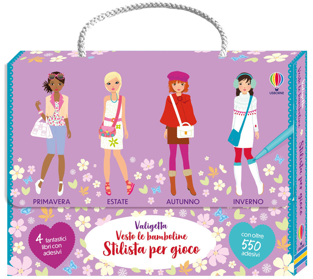 Copertina del libro VESTO LE BAMBOLINE. VALIGETTA STILISTA P