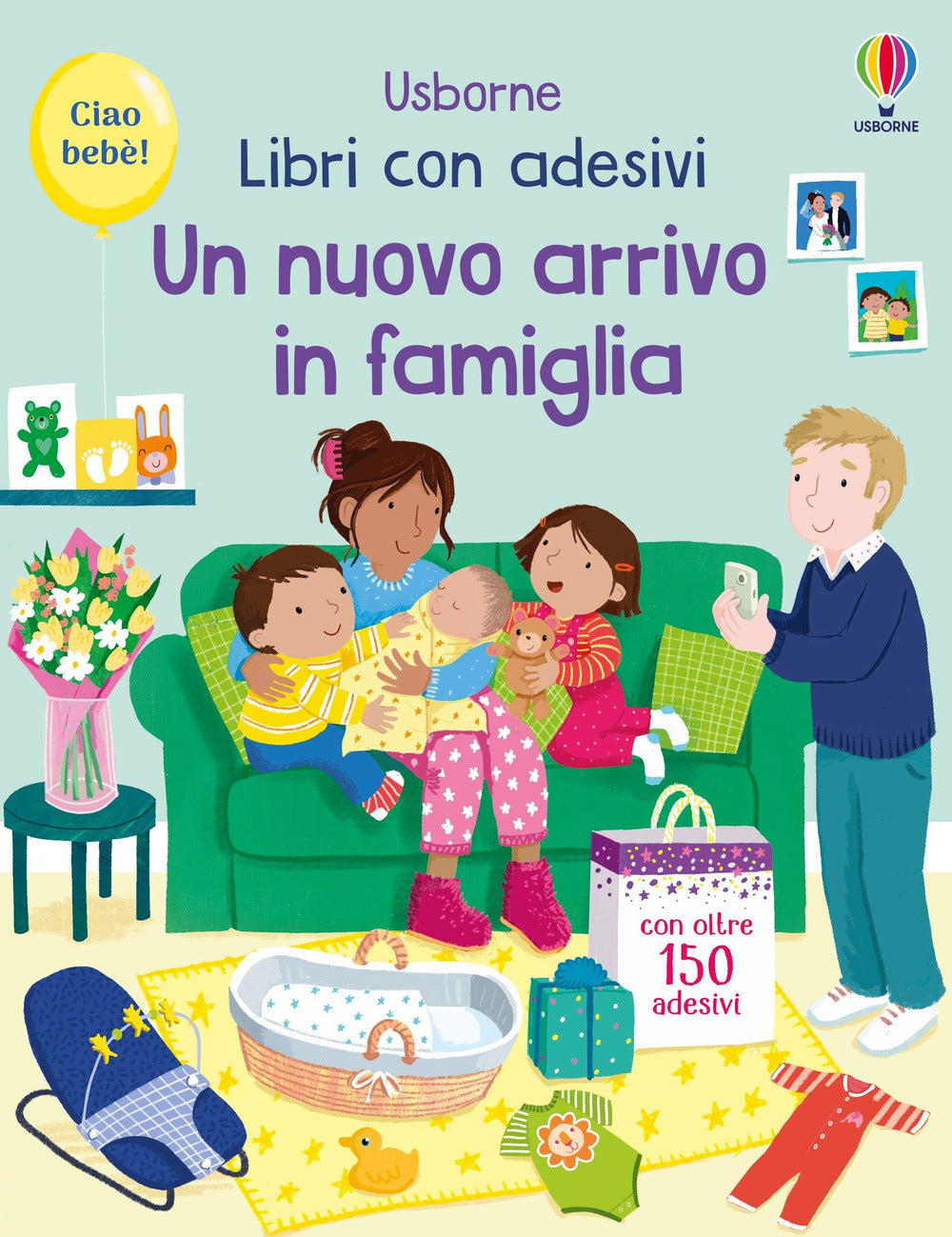 Copertina del libro UN NUOVO ARRIVO IN FAMIGLIA