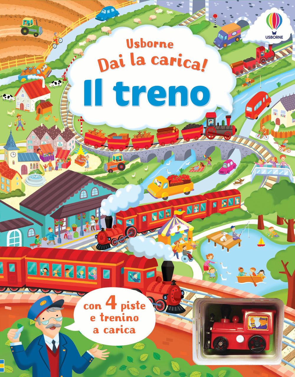 Copertina del libro IL TRENO. EDIZ. A COLORI. CON TRENINO A Immagine principale del prodotto