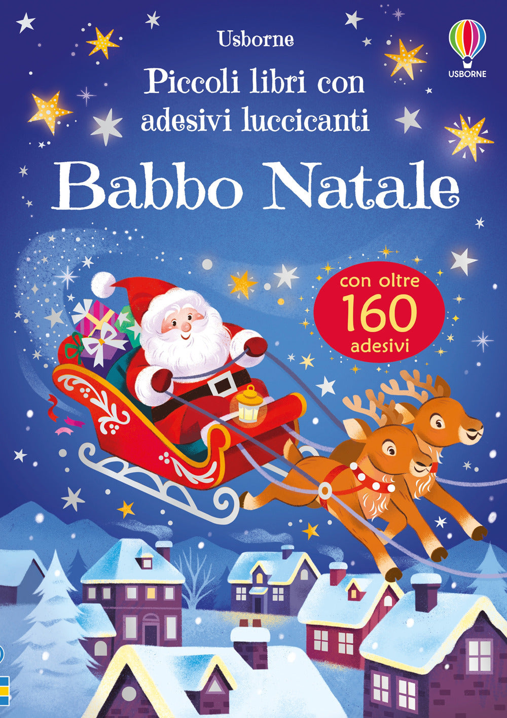 Copertina del libro BABBO NATALE ADESIVI LUCCICANTI Immagine principale del prodotto