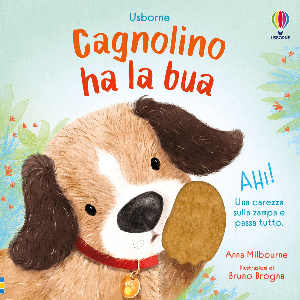 Copertina del libro CAGNOLINO. LIBRI TATTILI. CHI HA LA BUA?