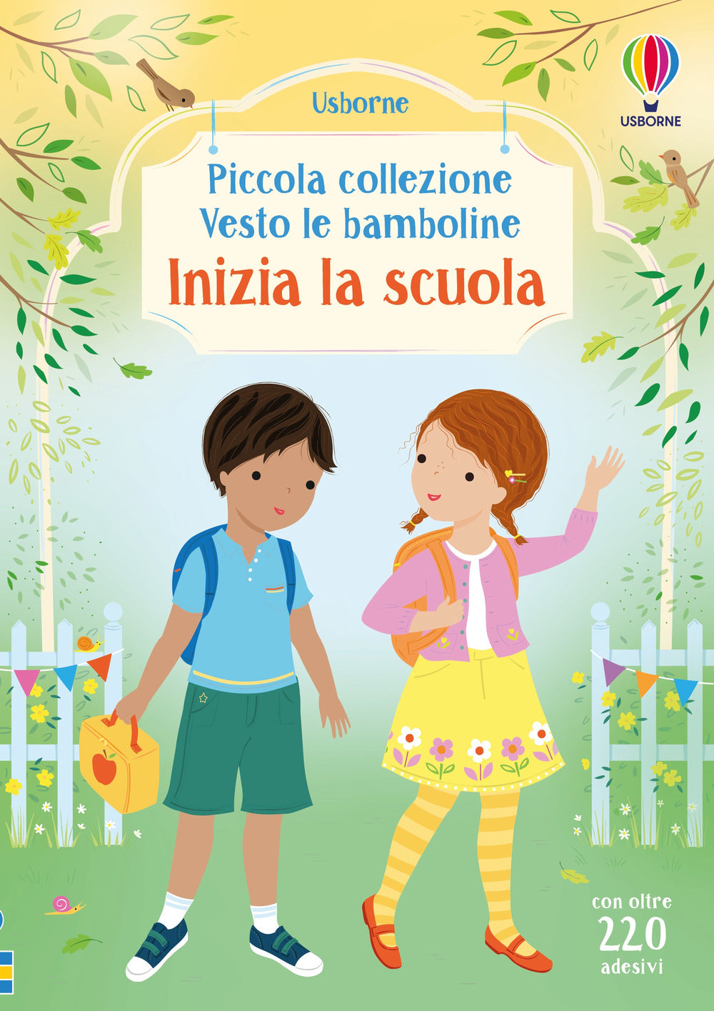 Copertina del libro INIZIA LA SCUOLA. CON ADESIVI Immagine principale del prodotto