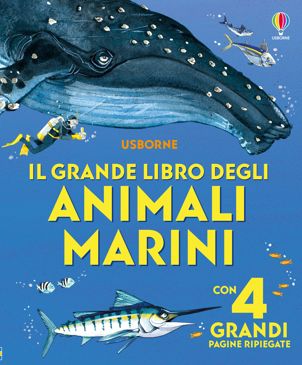 Copertina del libro IL GRANDE LIBRO DEGLI ANIMALI MARINI Immagine principale del prodotto