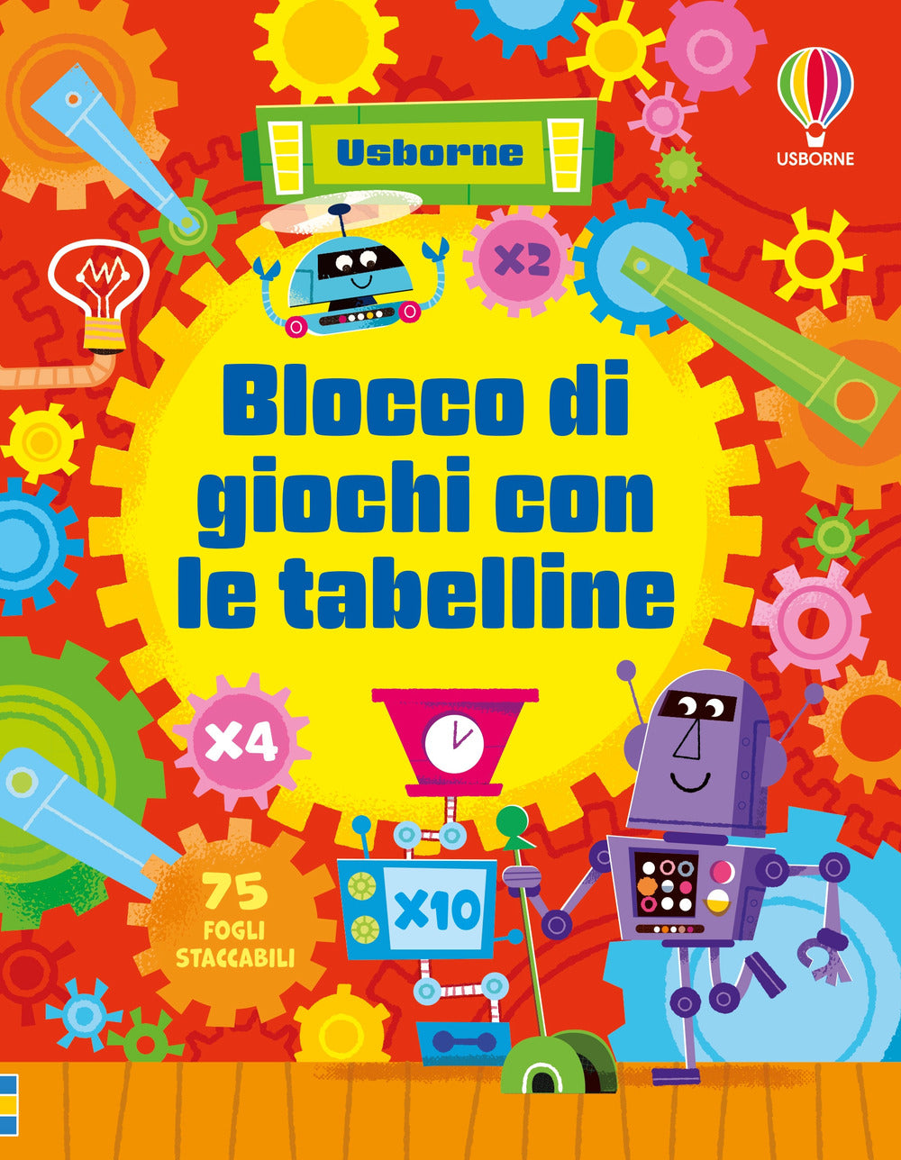 Copertina del libro BLOCCO DI GIOCHI CON LE TABELLINE. EDIZ.