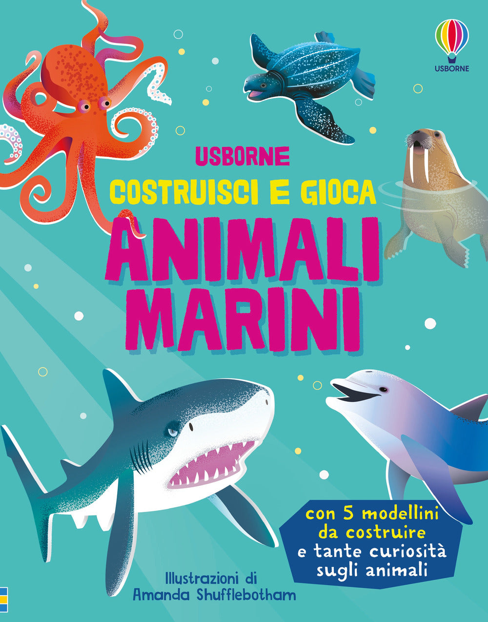 Copertina del libro ANIMALI MARINI
