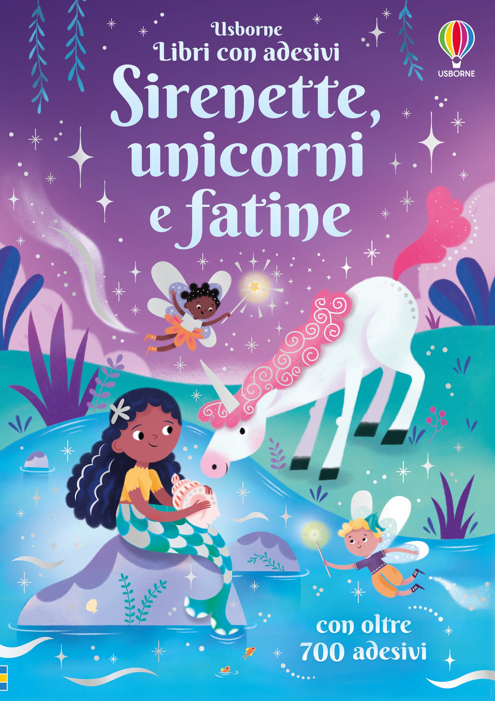 Copertina del libro SIRENETTE, UNICORNI E FATINE Immagine principale del prodotto