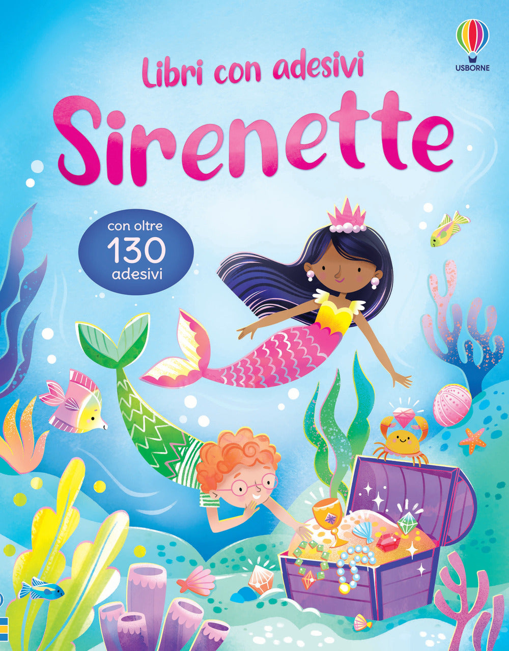 Copertina del libro SIRENETTE. CON ADESIVI. EDIZ. A COLORI Immagine principale del prodotto