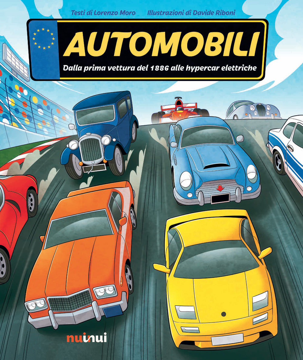 Copertina del libro AUTOMOBILI. DALLA PRIMA VETTURA DEL 1888 Immagine principale del prodotto