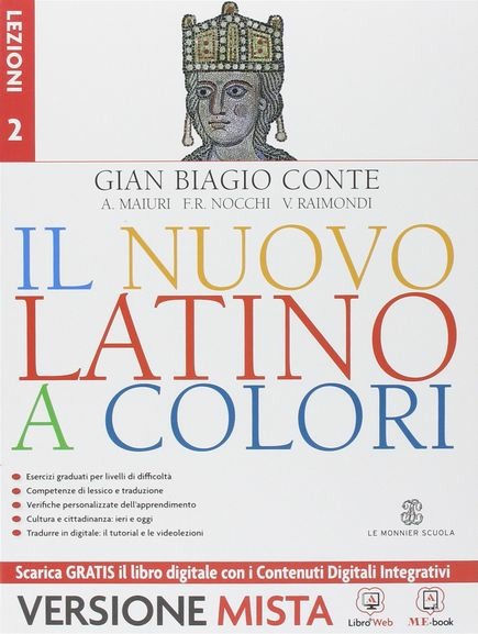 Copertina del libro NUOVO LATINO A COLORI 2 ED. MISTA