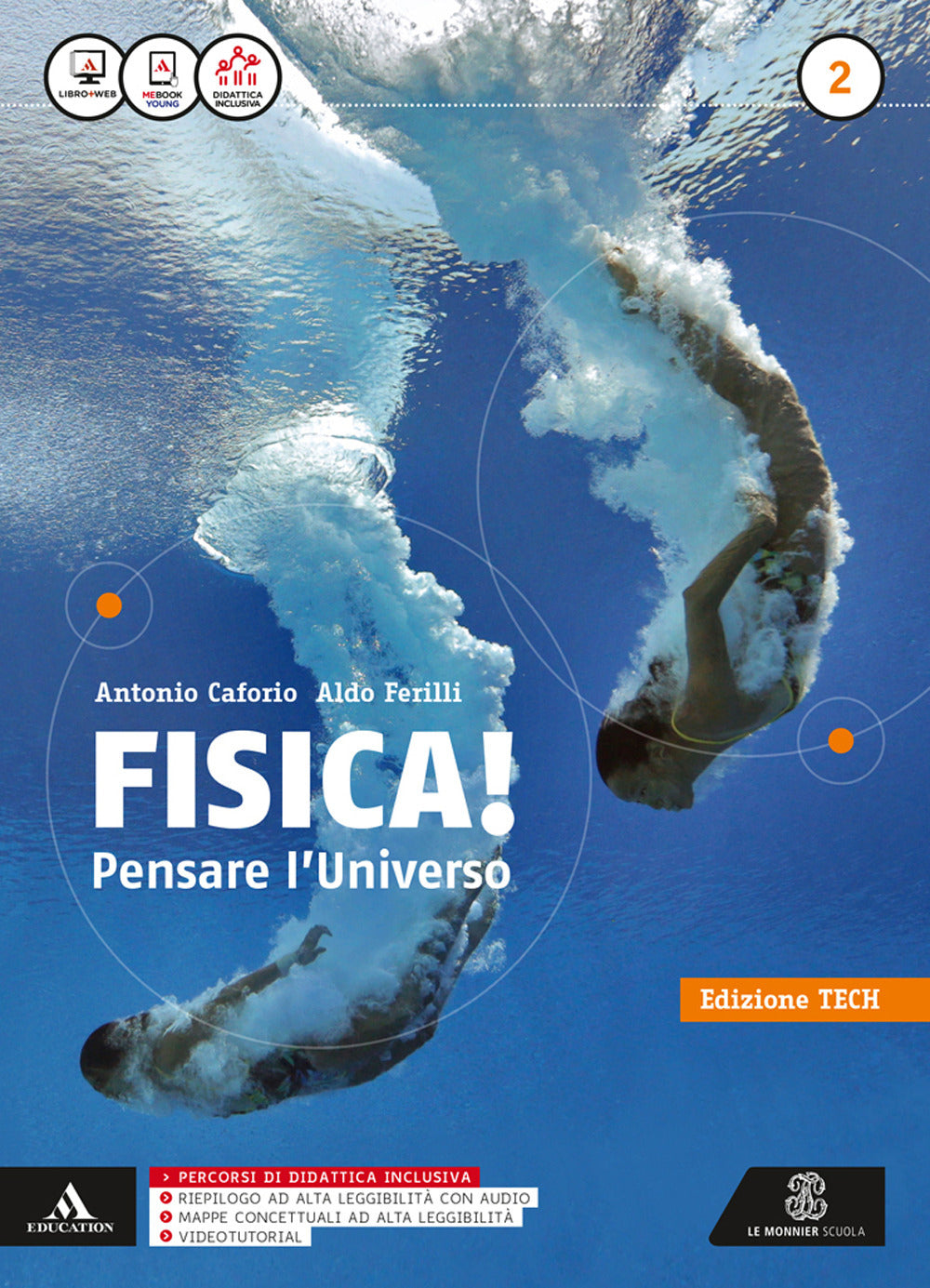 Copertina del libro FISICA PENSARE L'UNIVERSO ED. TECH 2 ED.