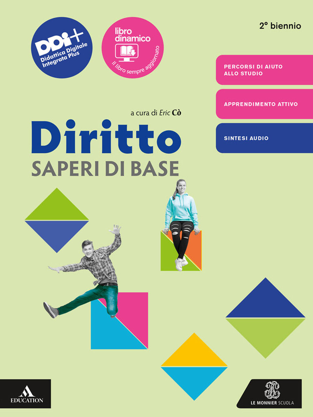 Copertina del libro DIRITTO 2B SAPERI DI BASE 2024