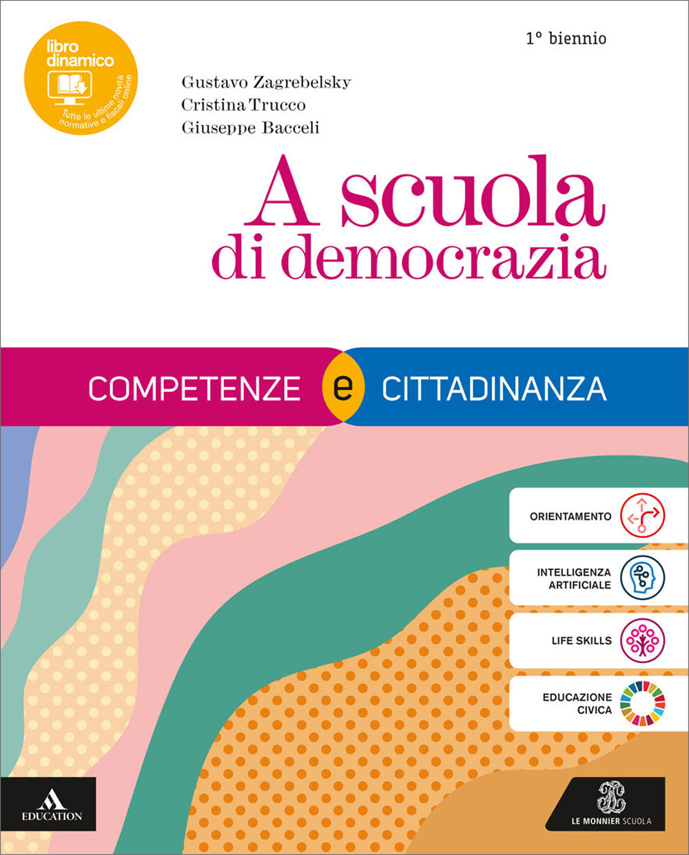 Copertina del libro A SCUOLA DI DEMOCRAZIA 1 ED.MISTA