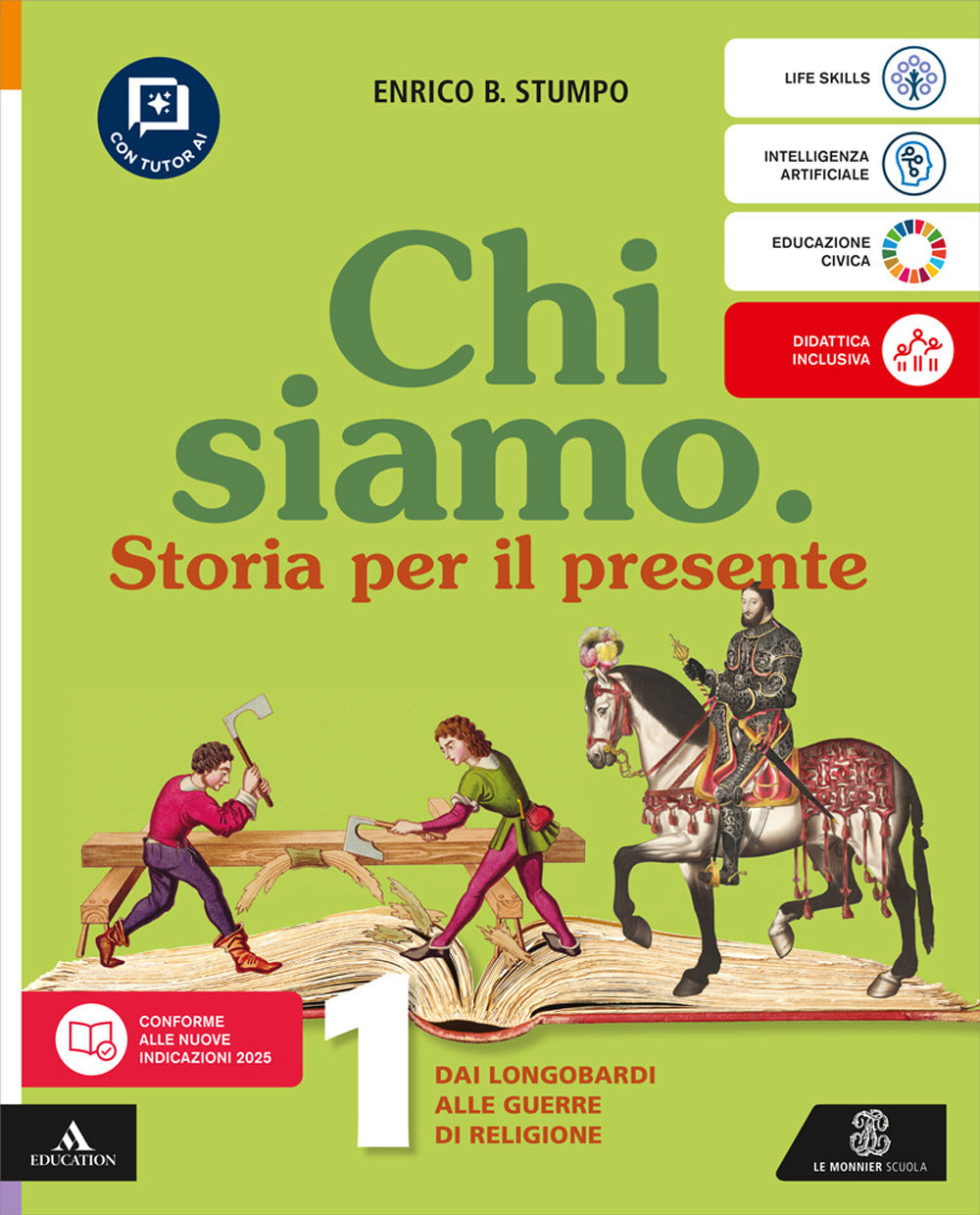 Copertina del libro CHI SIAMO. STORIA PER IL PRESENTE 1 ED.M